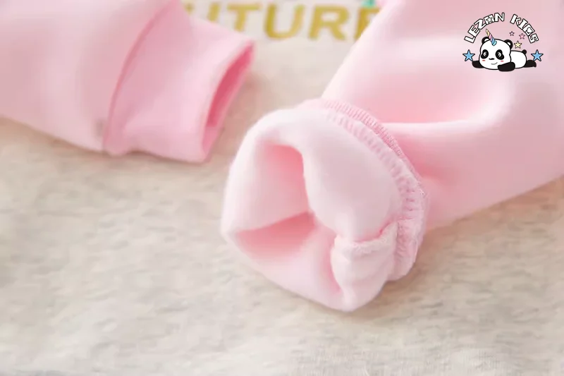 LEZONKIDS - Roupas de Outono de Alta Qualidade para Meninas com Remendos de Chenille e Conjuntos de Algodão, Conjunto de Suéter para Meninas